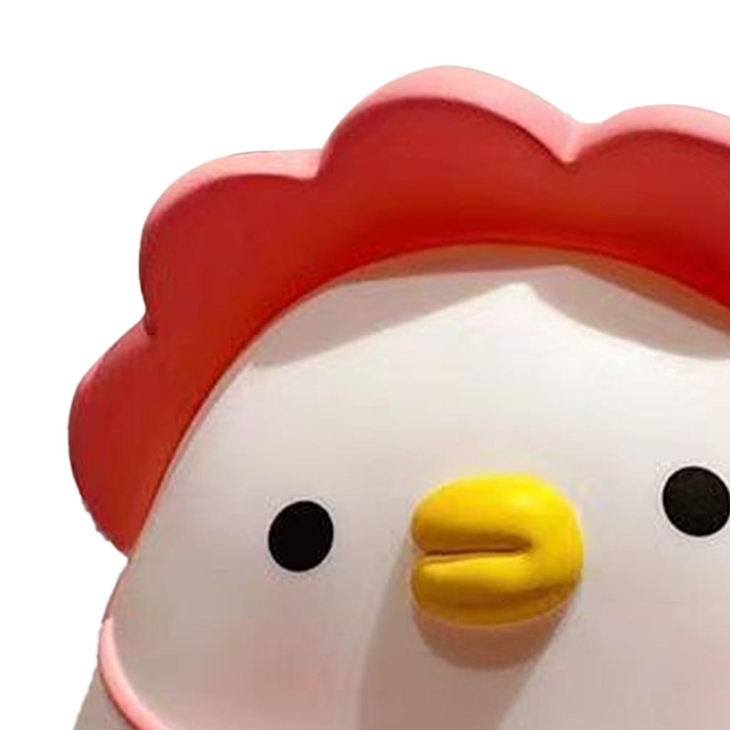 Pușculiță pentru copii, drăguț desen animat, bancă de monede, anti-cădere, vinil rășină, bancă de bani pentru băieți și fete, roz