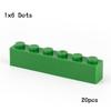 20 Pezzi Pezzi MOC 3009 Mattone 1 x 6 Compatibile Fai da Te Assemblaggio Blocchi da Costruzione Particelle Giocattolo Puzzle Cervello Bambino Regalo di Compleanno