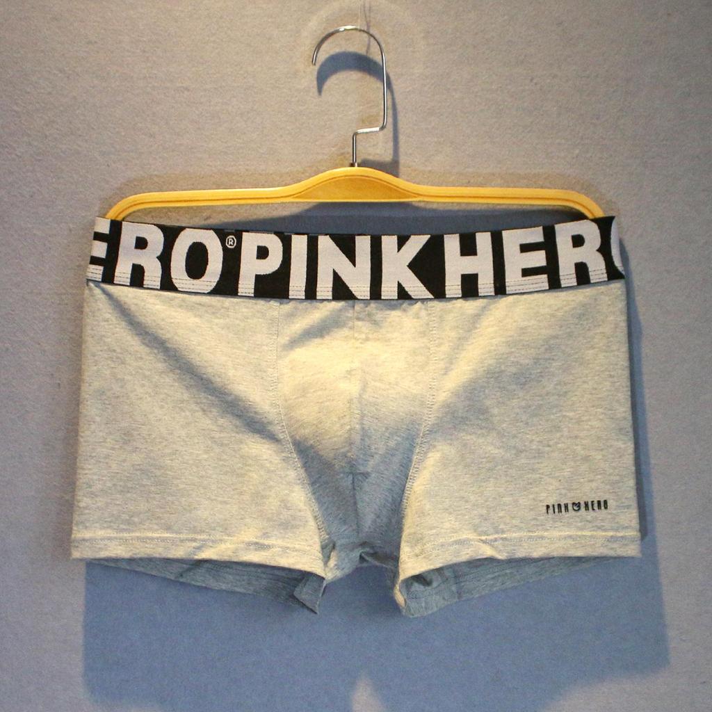 Men's Pure Cotton Breathable Boxer Briefs - Sporty Mid-Rise Fashion.
