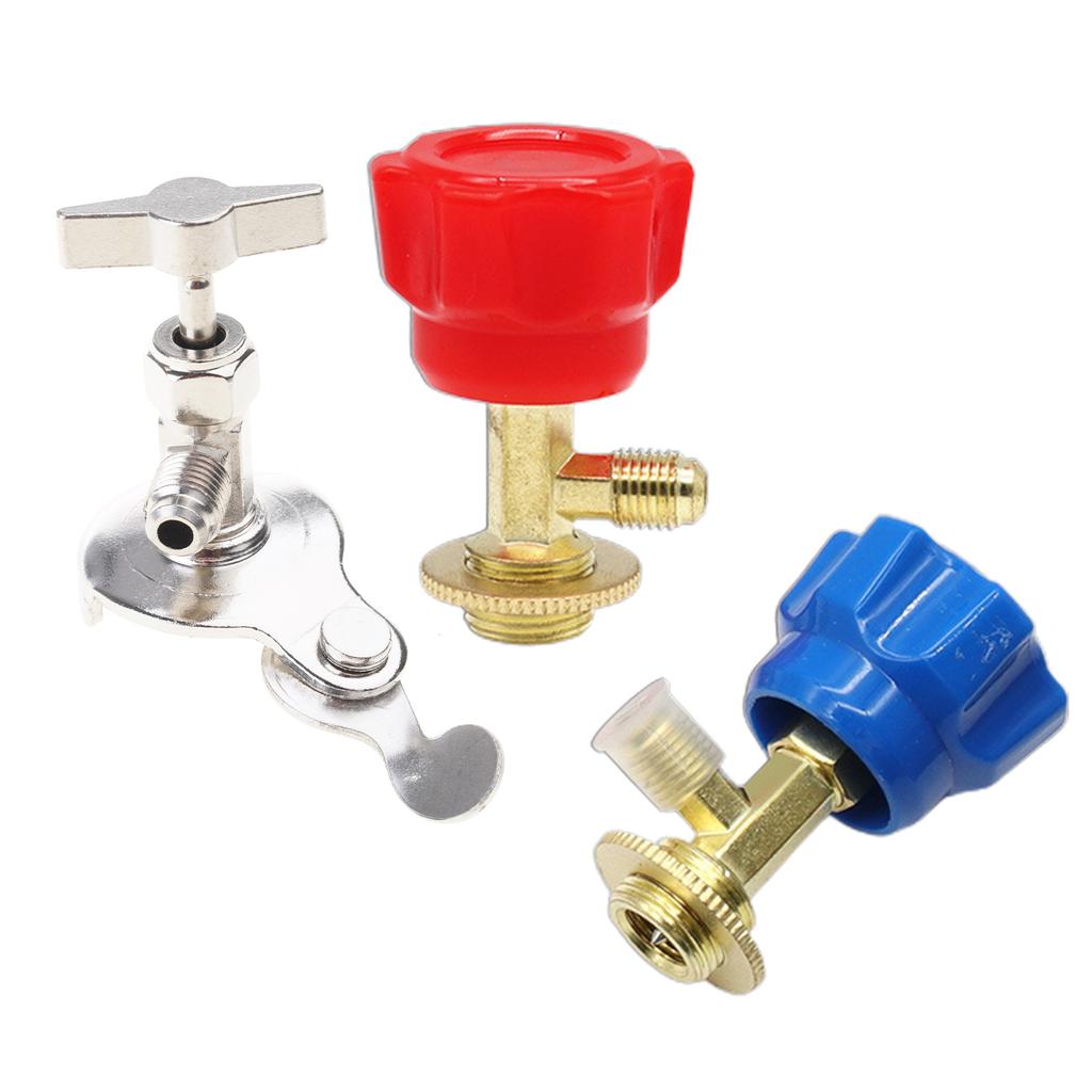 Can Tap Dispenser Valve Refrigerant Bottle Opener Car Refrigerant Can Bottle Tap Opener Valve Tool for R22 R134 R12 R600