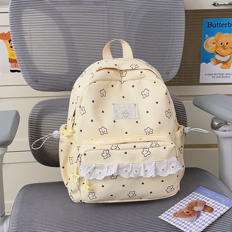 Schoolbag College Style Fresh School Bag Girls Travel Korean Backpack Ins Niche High Value Junior High School Backpack