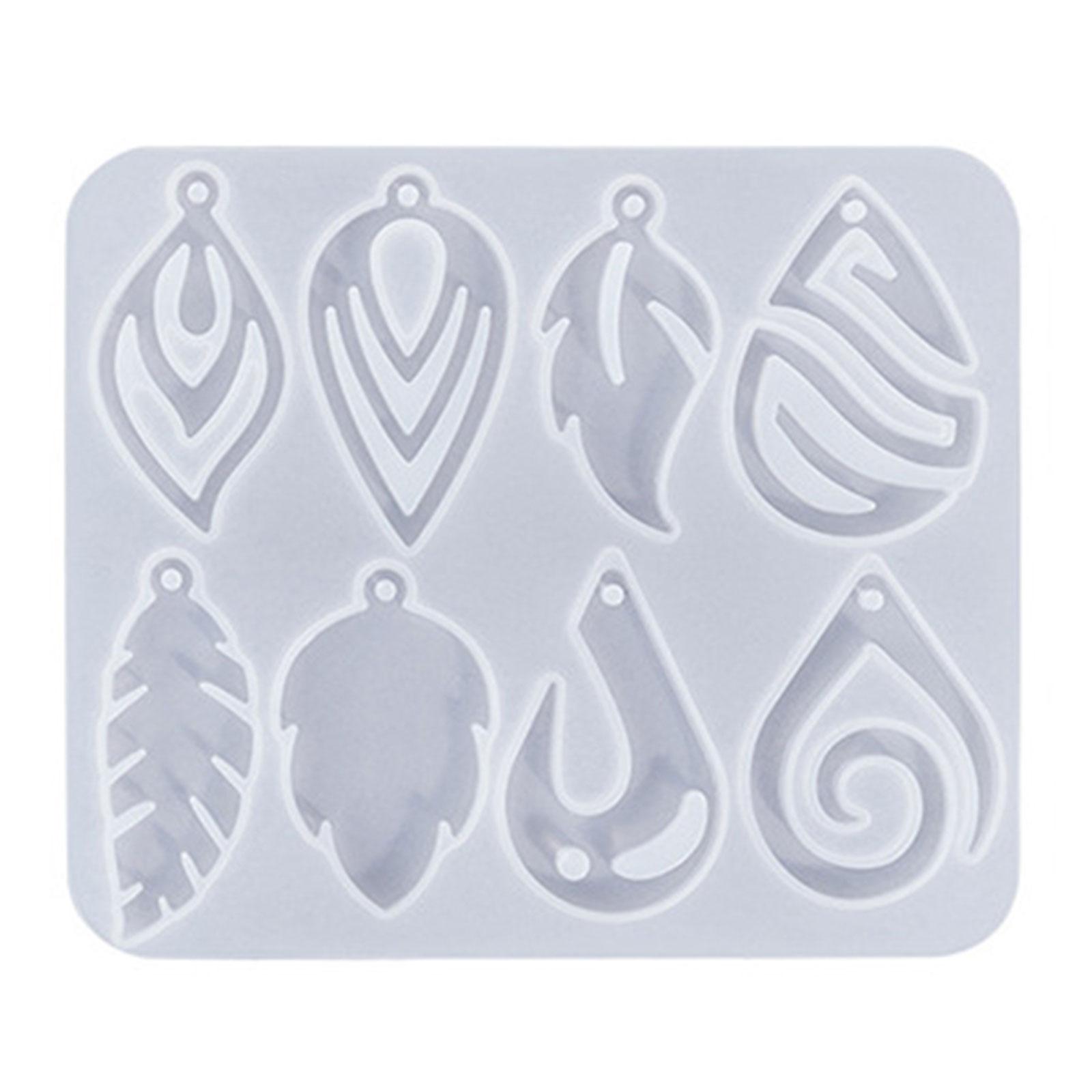 

Геометрическая форма для серег DIY Подвеска для ожерелья Кристальная эпоксидная смола Формы Сердце Кошка Форма Изготовление ювелирных изделий Фурнитура 2