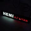 LED Badge Grille Light HEMI 5.7 LITER Logo Light Net Atmosphere Light For Dodge Chrysler Chevrolet Buick Cadillac Ford GMC 12V