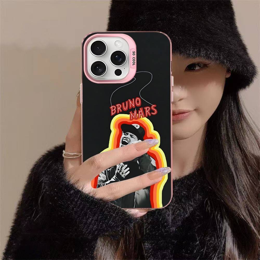 Bruno Mars Phone Case For iPhone 17 16 15 14 13 12 11 Pro MAX Matte Shockproof Back Anti Fall Matte Cover