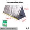 2-Person Emergency Tent - Waterproof & Windproof Survival Shelter for Camping, Hiking & Outdoor Adventures