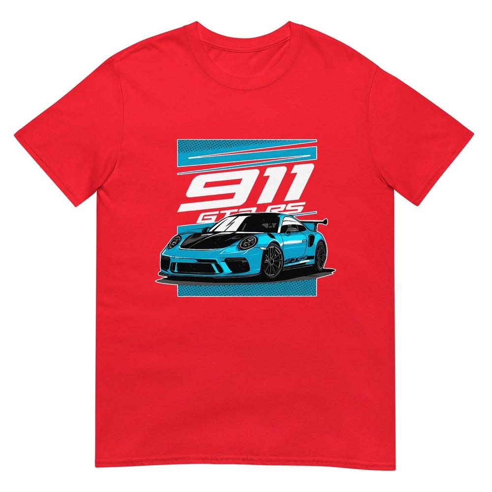 911 Gt3 Rs Supercar Racing Sports Classic Vintage Old Car Tshirt S