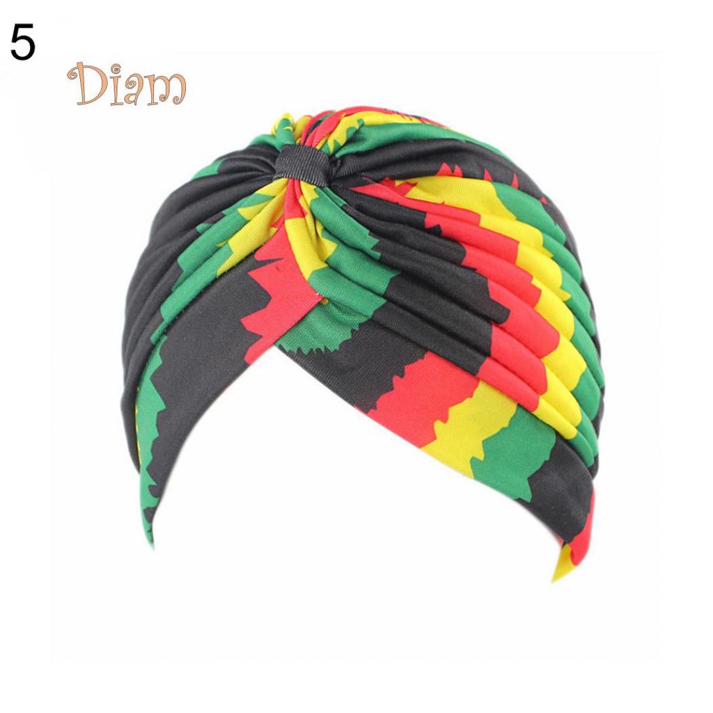 Tenfyer Mode Regenbogenfarbe Leopard Damen Muslimischer Hijab Turban Kopfbedeckung Mütze Mütze