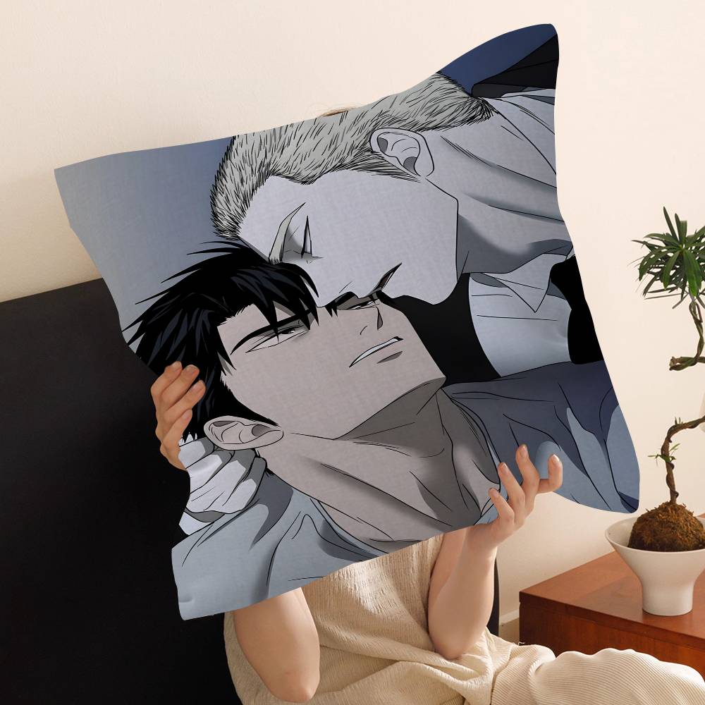 Shutline Cool Jake And ShinU Pillow Covers Cartoon Sofa Decorative Home Doublesided Printing Short Plush Cute Cushion Cover