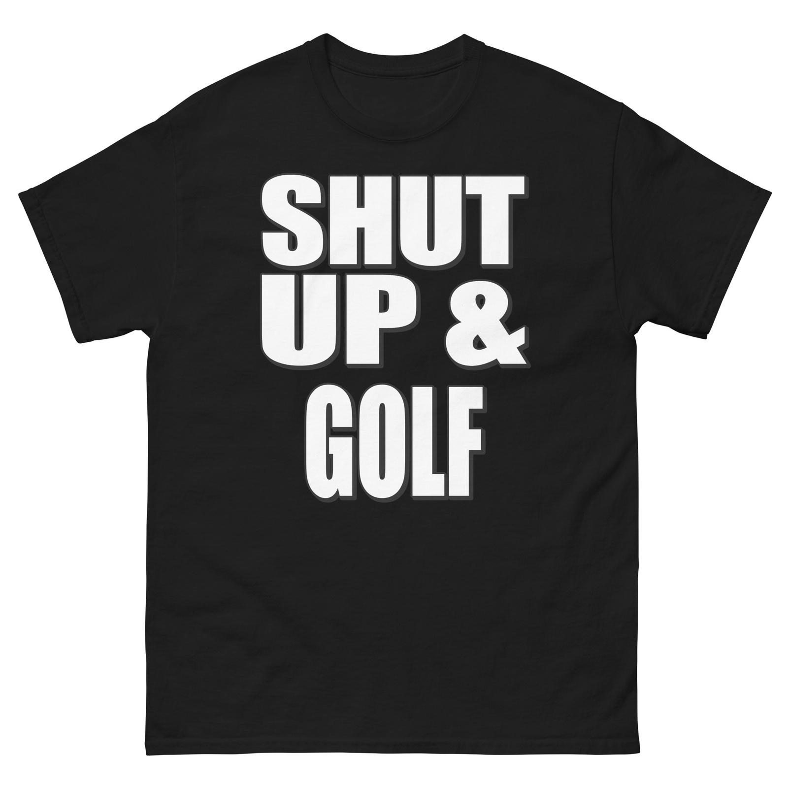 Shut Up and Plant Bold Statement Funny Design T-Shirt XXL