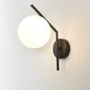 Nordic Glass Wall Lamp Bedroom Bedside Living Room Corridor Light Modern Lighting Fixtures