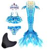 Girls Mermaid Swimsuit Children's Mermaid Tail Mermaid Swimsuit Set Bikini Set 2025 New