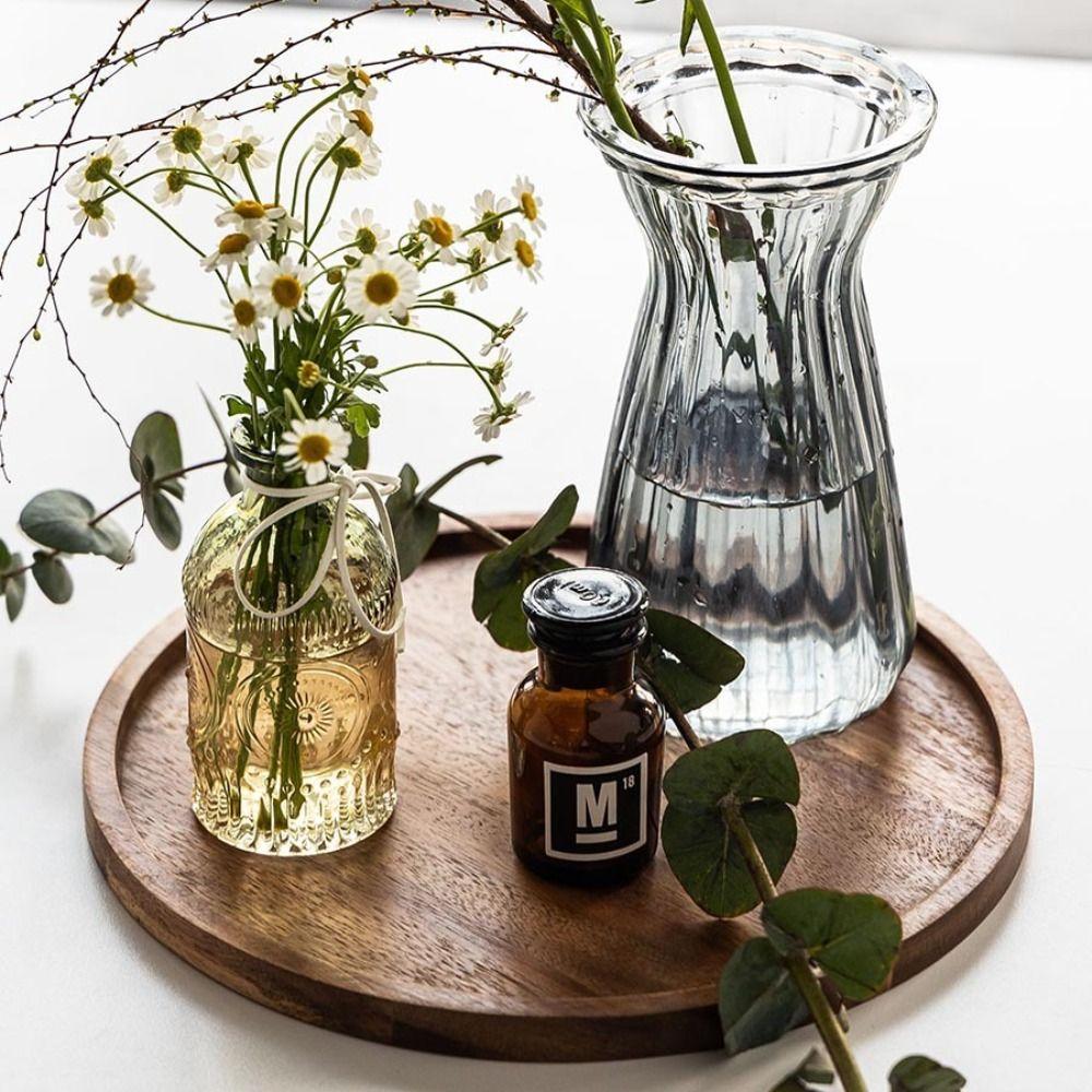 Drewniana taca do serwowania Duża drewniana patera Taca dekoracyjna Taca na herbatę i jedzenie