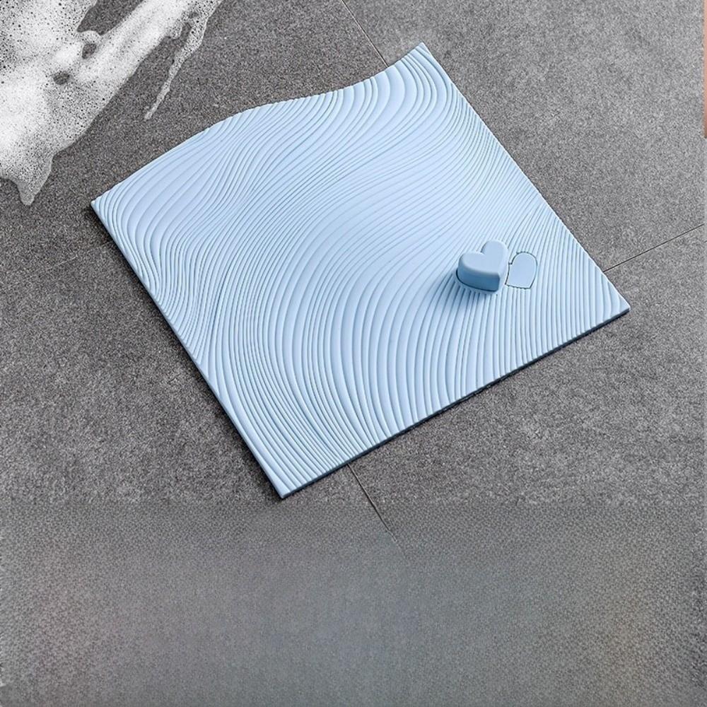 

Soft Sewer Pipe Cover Anti-Odor Sink Seal Mat New Bathtub Shower Drain Plug Universal синий