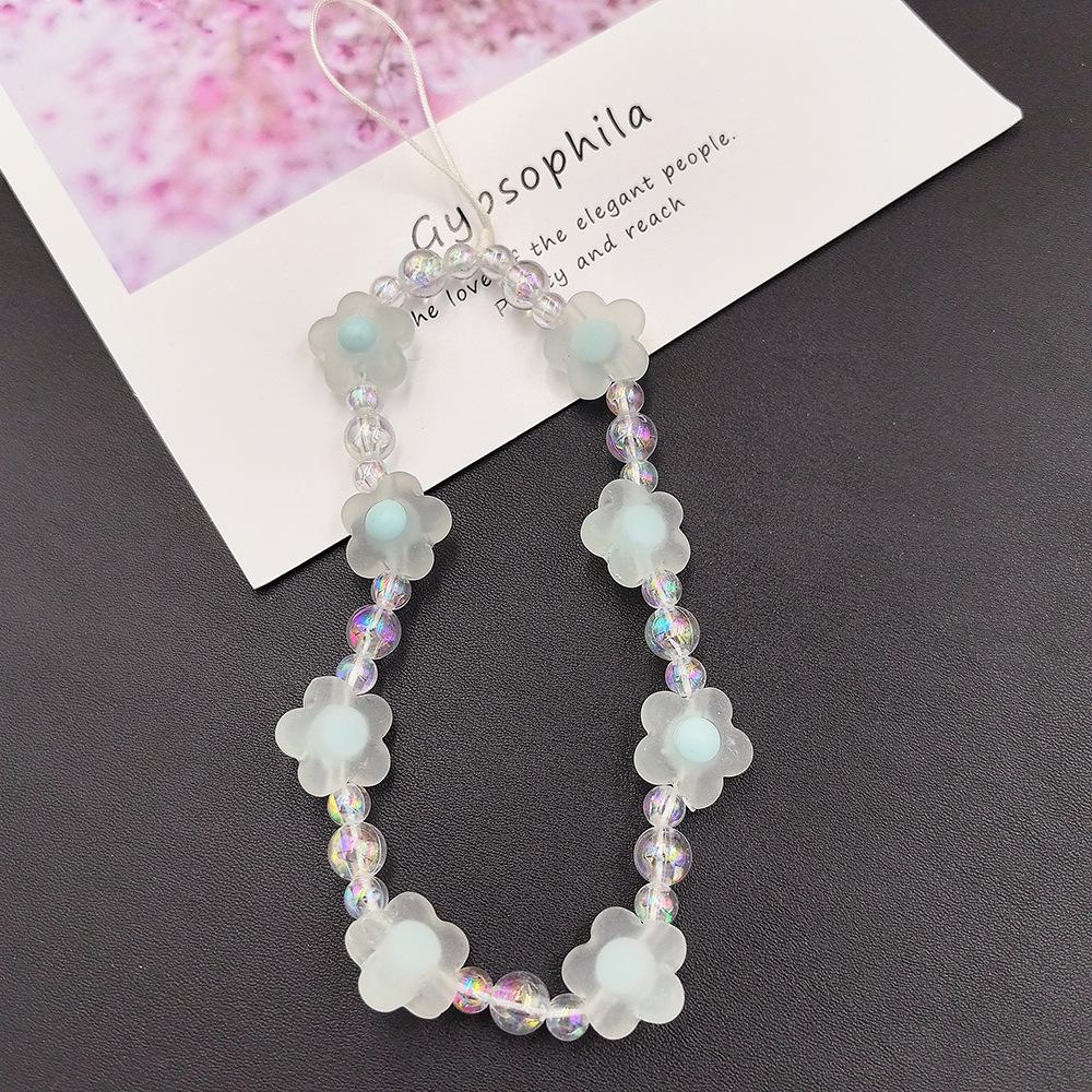 

DIY многоцветный желейный цветок телефон ремешок браслет украшение в виде ракушки