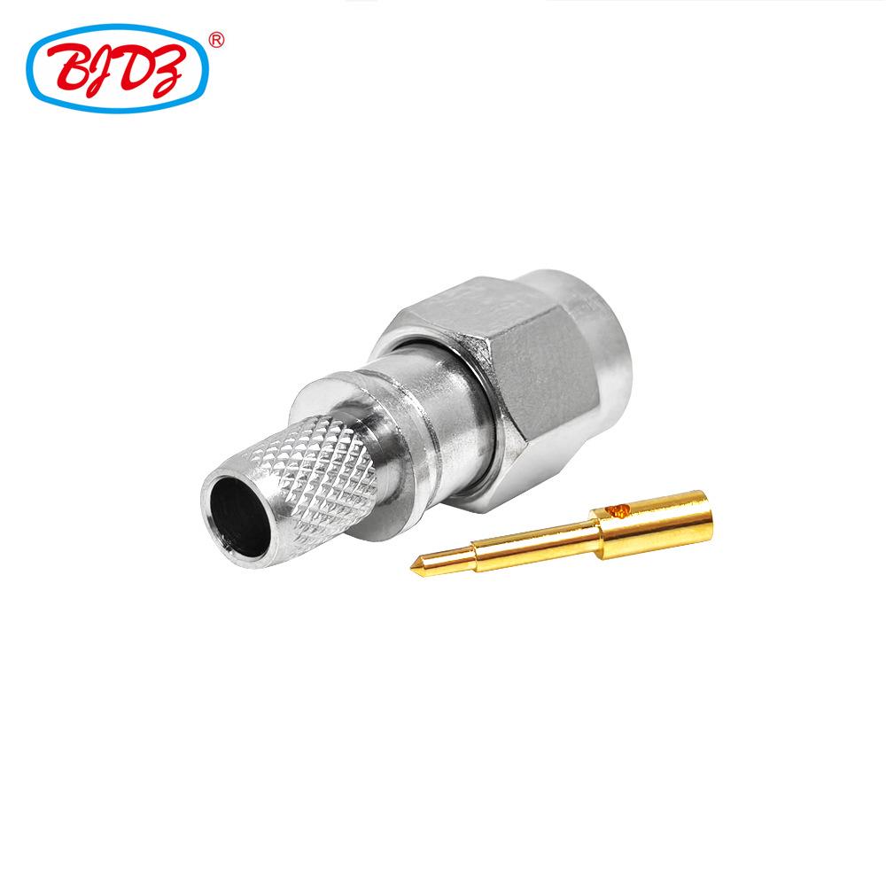 SMA Male Connector for LMR195, RG58, LMR200, RG142