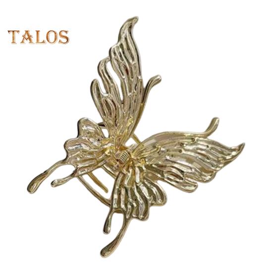 Butterfly Hair Clips for Women Metal Non-Slip Sparkly Hair Claws Elegant Butterfly Hair Accessories for Daily Wear Weddings Parties