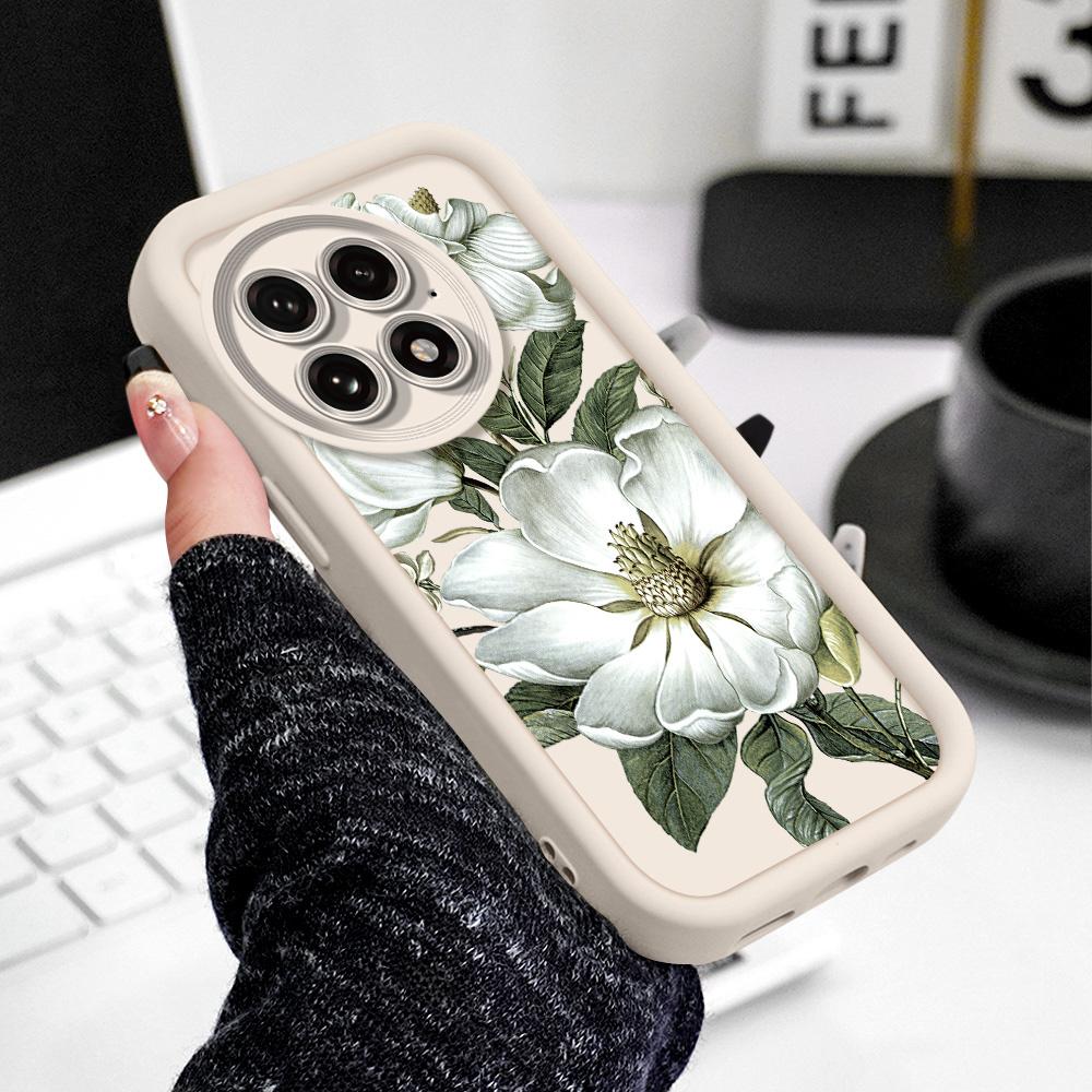 Magnolia Flower Phone Case For Oneplus 15 15R 13 13T 12 12R 11 11R 10R Nord CE 5 4 3 2 Lite 4G 5G Staircase Soft Cover