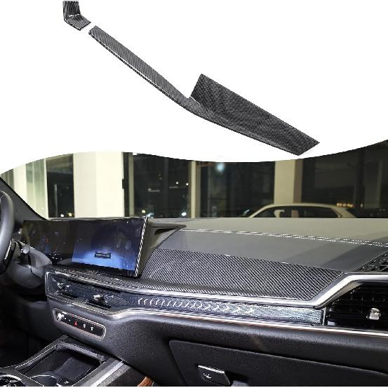 

Central control instrument panel sticker Compatible with BMW X5 X6 X7 G18 G05 G06 G07 2023-2025 Instrument Panel Both Sides Air Vent Outlet Cover Carbon Fiber Pattern