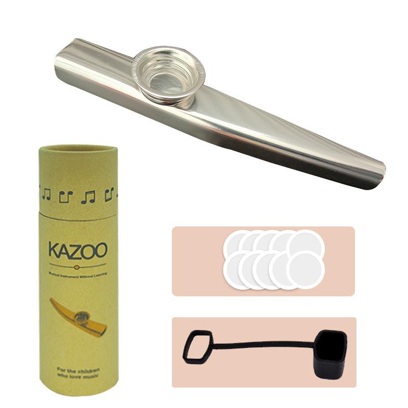 Metal Kazoo Cross-border Musical Instrument Gift Trumpet Saxophone Diaphragm