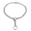 Stainless Steel Bite-Resistant Dog Training Chain Collar for Small, Medium, Large Dogs