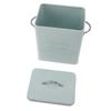 Metal Laundry Room Container with Dual Side Handles with Spoon Lid Farmhouse Laundry Powder Container for Washing Powder Rice Dog Food