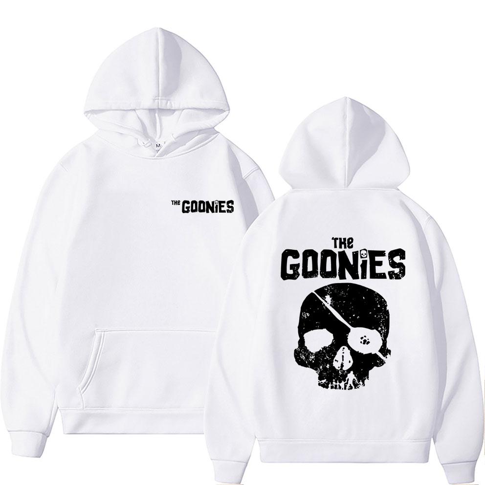 Funny Movie The Goonies Never Say Die Double Sided Print Hoodie Unisex Skeleton Graphic Sweatshirt Unisex Oversized Hoodies