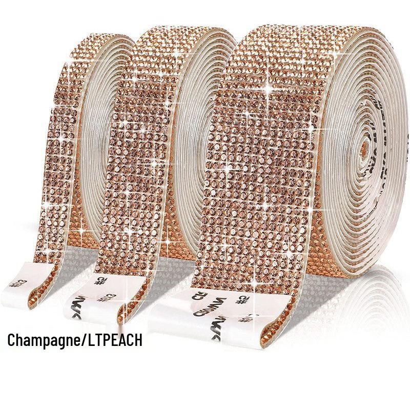 Samoprzylepne paski z kryształkami: Akcesoria DIY do biżuterii, dekoracji samochodowych i rękodzieła