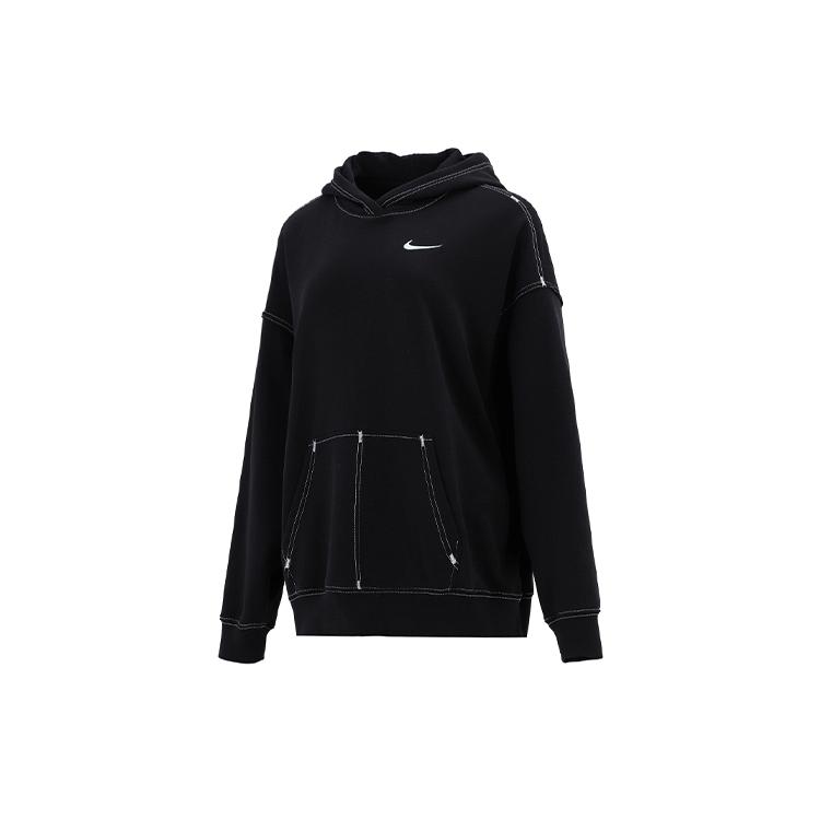 

New Nike NSW Swoosh Oversize Pullover Hoodie Black DM6202-010 M