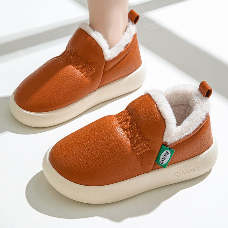 

Хлопковые тапочки на каблуке, оптовая продажа, мужская и женская домашняя мебель, утолщенная, нескользящая, из искусственной кожи, хлопковая обувь 35-36