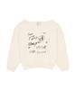 NO EXTRA TOUCH One-Shoulder Graphic Sweatshirt (Cream)_26Spss001Cr