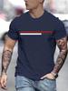 Man short sleeve T-shirt Letter Print Round Neck Breathable Streetwear Oversized Tee Casual Fashion High quality Clothing