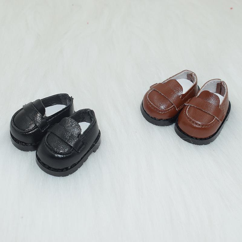 10CM Cotton Doll Leather Shoes - Fit 8 Point Dolls, 22CM Joint Dolls, Toy Dress-Up, 3.8 CM Shoes.