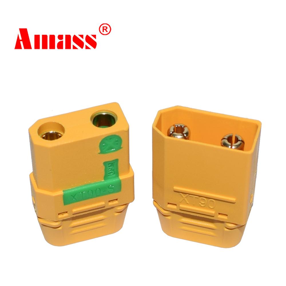 Amass XT90S Connector xt90s anti spark XT90S XT90-S Male Female Motor Adapter for Battery ESC and Charger Lead for RC Car Truck