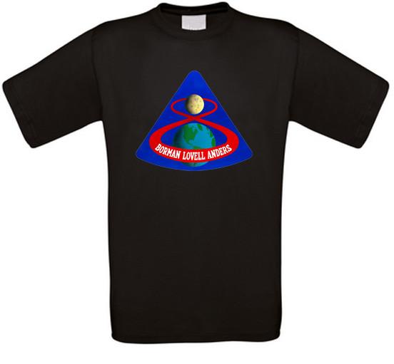 Apollo 8 Spaziale Astronaut Moon Luna T-Shirt XXXXL