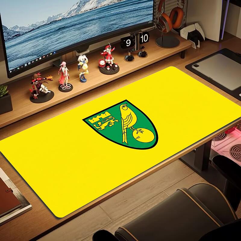 Norwich City Football Club Mouse Pad Large Gaming Table Cushion Non-slip Laptop Tablet Big Mousepad XXL Mat Mini PC Playmat With Lock Edge_xia