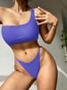 Women's Swimsuit One Shoulder Backless Bikini Sexy Swimsuit Women