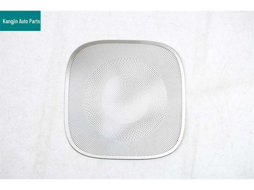 Leapmotor C11 Silver Stainless Steel Interior Triangle Speaker Cover for 26 Models - 4-Piece Set