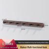 Log Style Wooden Wall-Mounted Coat and Clothes Hook