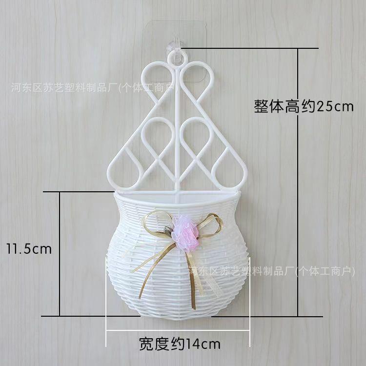 Wall Mounted Flower Basket for Indoor and Outdoor Home Garden Decoration and Display