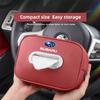 High-capacity Car Interior Tissue Box Kleenex Storage Bag Accessories For Subaru STI Forester Impreza Legacy Outback XV BRZ WRX ss1