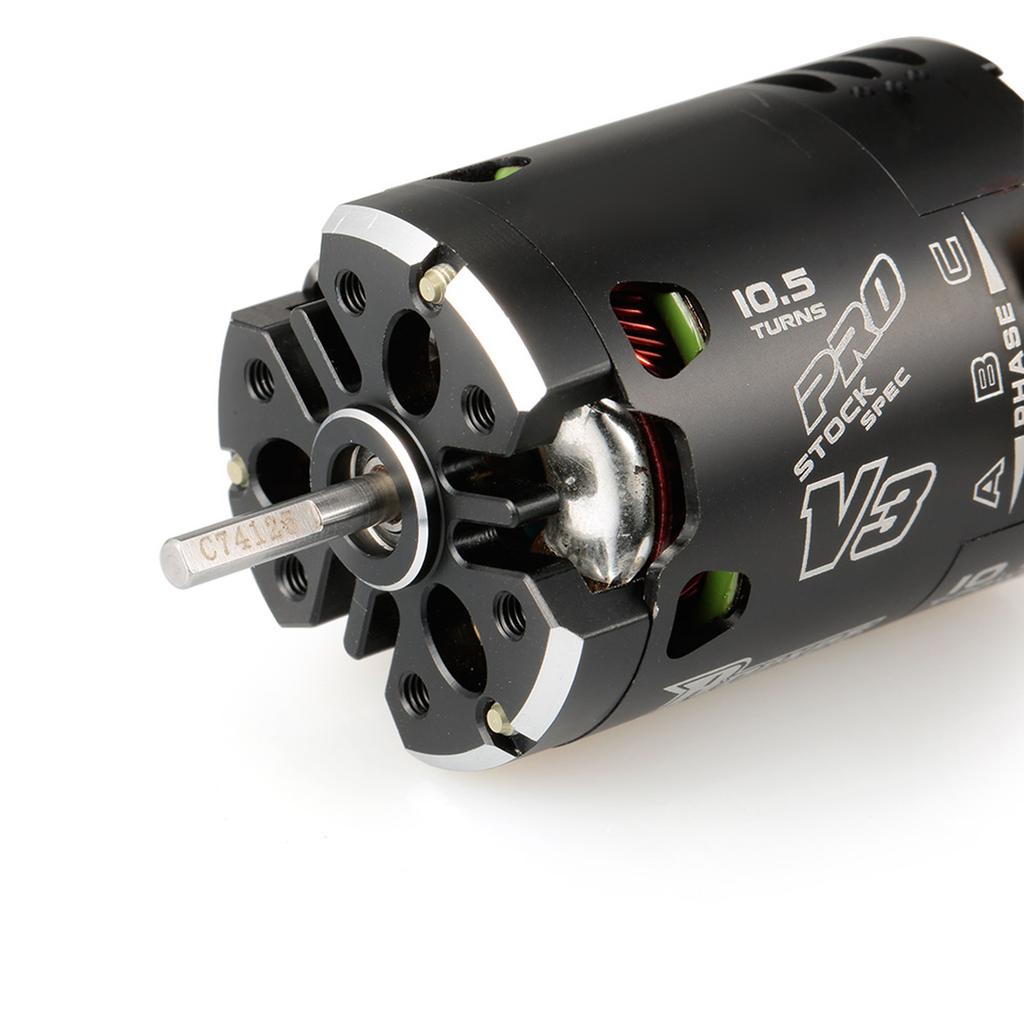 V3 540 10.5T 3800KV Brushless Motor 2 Pole Rotor RC Car for High Performance Power Conversion