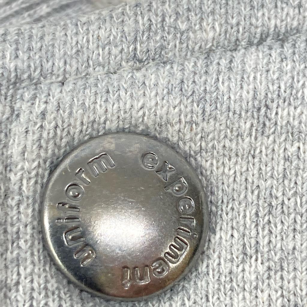 uniform experiment Grey UE-240006 Authentic Golo Sweat Jacket Jacket 2 grayUsed