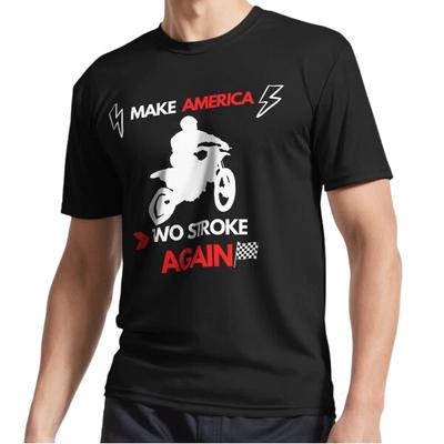 Neues Make America Two Stroke Again Aktives Logo T-Shirt Lustig Größe S bis 5XL