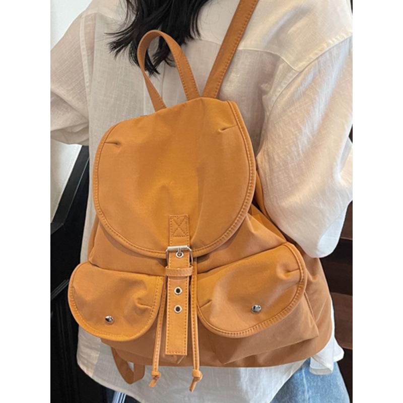 Schoolbag large capacity simple backpack women's 1011 summer new fashion travel leisure backpack simple college bag