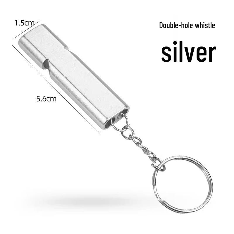 

Super Loud Metal Survival Whistle: Lifesaving Outdoor, Sports, Teaching, Rescue, Bird Training, High-Frequency Emergency Tool.