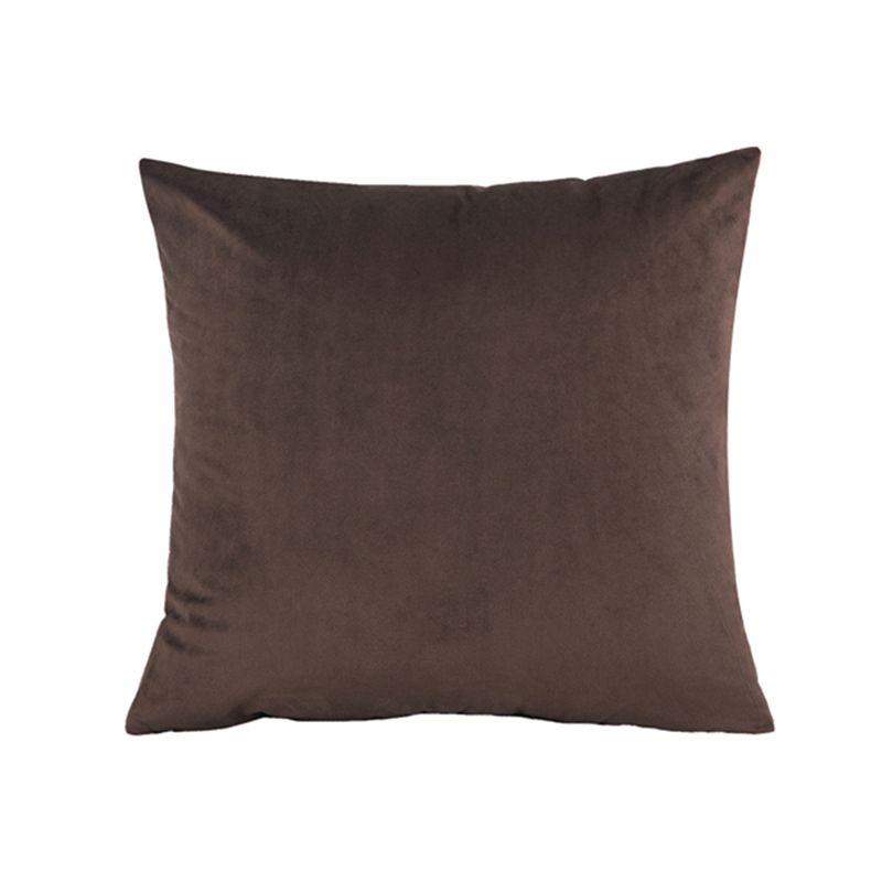 Superweicher 16" Samt Uni Kissenbezug in Unifarben für stilvolle Heimdekoration