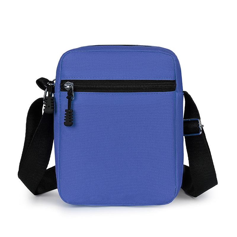 Men's Casual Solid Color Lightweight Crossbody Phone Bag - Mini Square Design