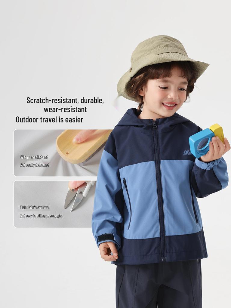 Trendy European Waterproof Toddler Jacket - New 2026 Spring/Autumn Style
