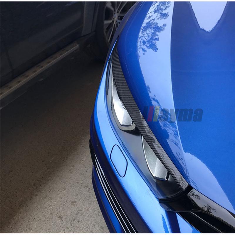 Carbon Fiber Headlight Eyebrow Eyelids Stickers Trim Cover for VW Scirocco 1.4T 2.0T R GTS 2008 - 2017 Accessories Car Styling