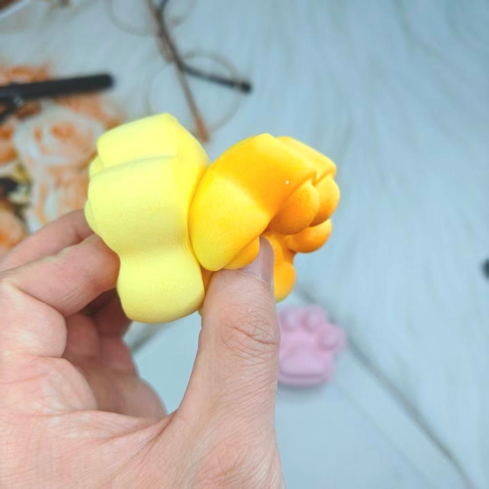 Quetschbares simuliertes Katzenpfoten-Quetschspielzeug, weich, Stressabbau, langsames Aufsteigen, sensorisches Fidget für Angst, ADHS, Autismus, Geschenk für Kinder, Erwachsene